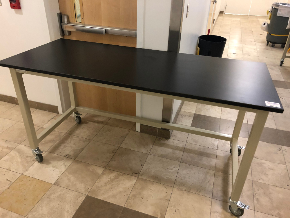 Laboratory Table on Wheels, 6 Foot | Surplus Solutions